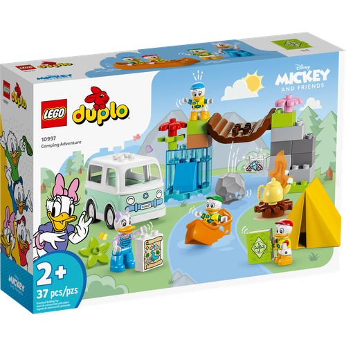 конструктор lego duplo 10539 пляжные гонки джейка 37 дет Конструктор LEGO Duplo 10997 Camping Adventures, 37 дет.