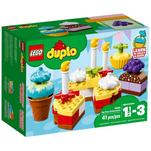 LEGO DUPLO 10862 Мой первый праздник, 41 дет. конструктор lego duplo 10819 мой первый сад 25 дет