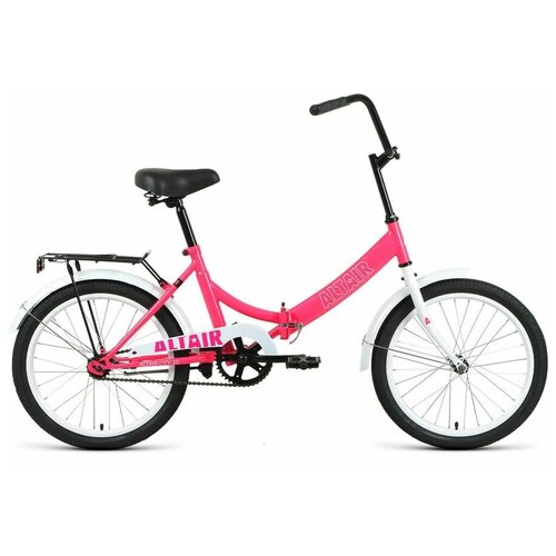 Велосипед ALTAIR City 20 2022 городской взрослый рама 14 колеса 20 розовыйбелый 124кг RBK22AL20005 959400₽