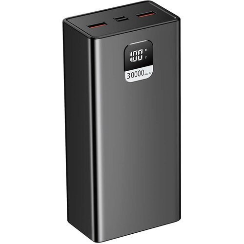 Внешний аккумулятор TFN Electrum 30000mAh Black (TFN-PB-296-BK) аккумулятор внешний 80000ма ч для зарядки мобильных устройств tfn pb 323 bk tfn