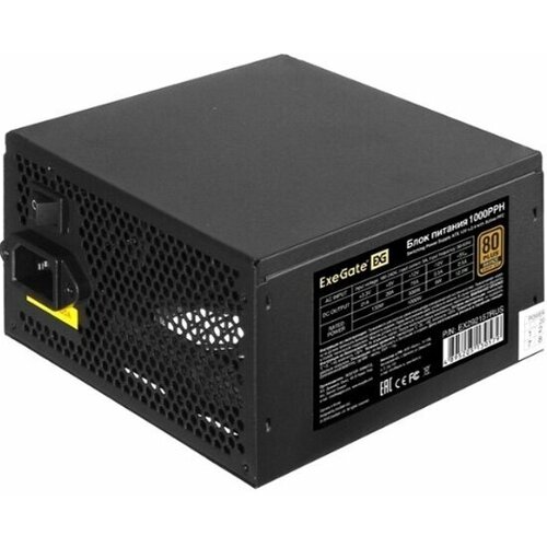 Блок питания Exegate 1000W 1000PPH EX292157RUS 7654₽