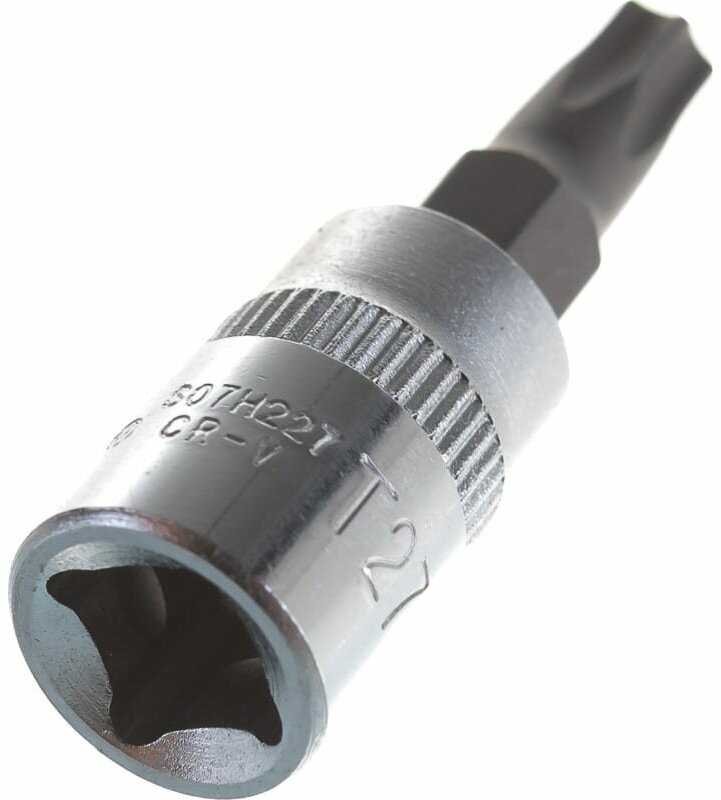 JONNESWAY S07H227 Торцевая головка 1/4"DR с вставкой TORX. T-27 L-37мм 47761 - фотография № 5