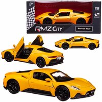 Машина металлическая RMZ City 1:64 Maserati MC 2020, без механизмов, желтый цвет 344982S-Y