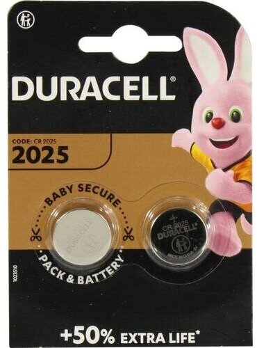 Батарейки Duracell CR2025-2