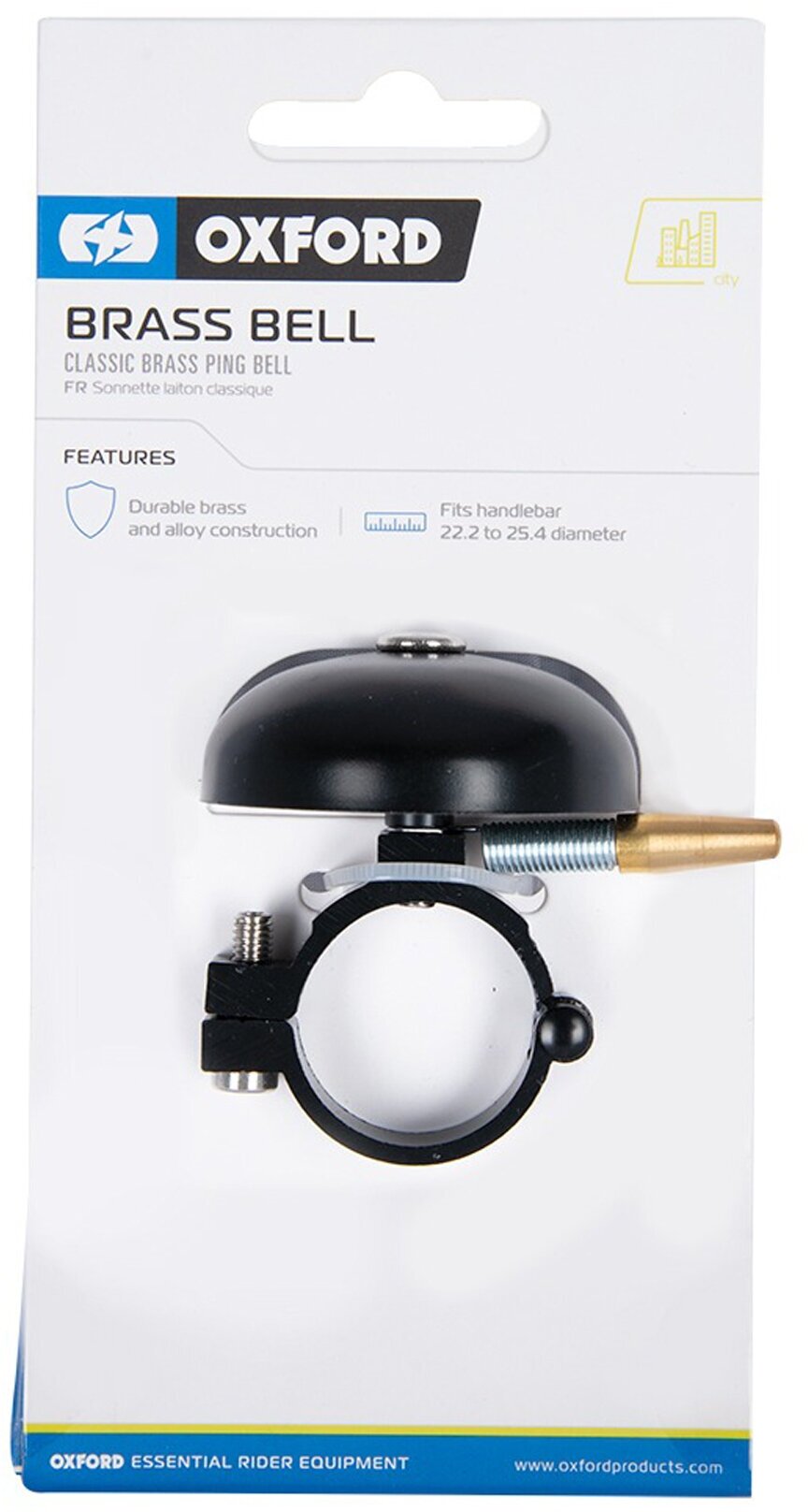 Звонок OXFORD Classic Brass Ping Bell (черный (BE159B))