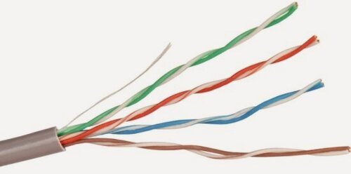 Изображение товара Кабель Exegate EX264556RUS UTP 4 пары кат.5e медь, 26AWG, бухта 305м, серый, PVC