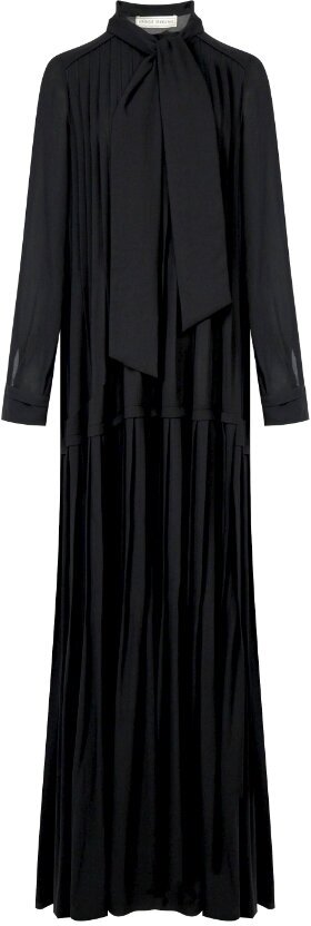 Платье Veronique Branquinho, вечернее, макси, размер 40, черный