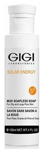 GIGI Solar Energy: Мыло ихтиоловое для жирной и с расширенными порами кожи лица (Mud Soapless Soap for Oily & Large-Pore Skin), 120 мл