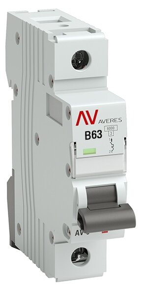 Автоматический выключатель EKF AV-6 1P (B) 6kA