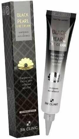 3W Clinic Крем д/глаз с жемчугом Black Pearl Eye Cream