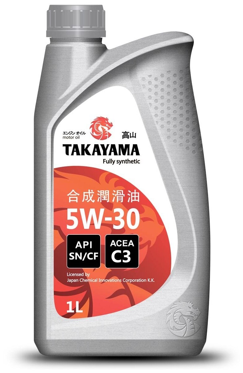 TAKAYAMA Моторное масло TAKAYAMA SAE 5W-30 API SN/СF 605530, (1л)