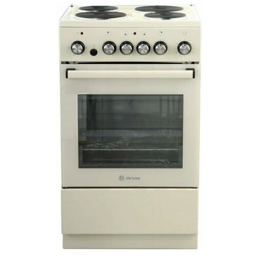 Плита Электрическая De Luxe 500416э-013 бежевый эмаль без крышки 2079200₽