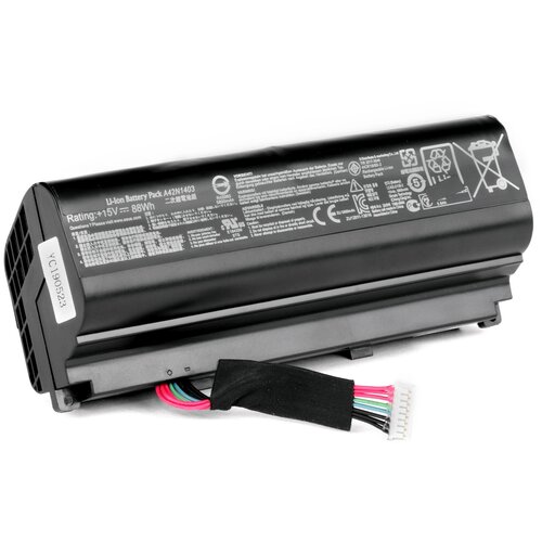 Аккумулятор для ноутбука Asus ROG G751 (15V, 5800mAh, 88Wh) PN: A42N1403 аккумулятор для ноутбука asus rog g751 15v 5800mah pn a42n1403