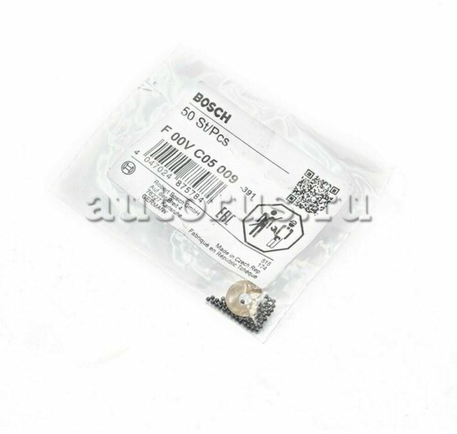 F00vc05009 Bosch Шарик Клапана Форсунки Common Rail Bosch арт. F00VC05009