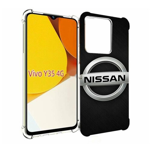 Чехол MyPads nissan ниссан 2 мужской для Vivo Y35 4G 2022 / Vivo Y22 задняя-панель-накладка-бампер