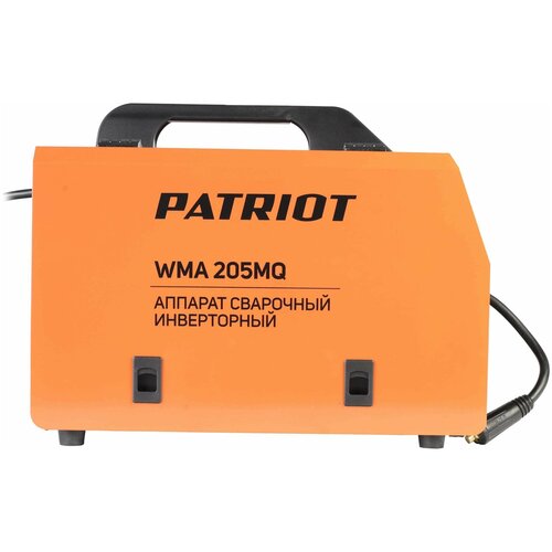 Полуавтомат сварочный инверторный PATRIOT WMA 205MQ MIG/MAG/MMA, 605302155 сварочный полуавтомат wester mig 140i mig mag mma