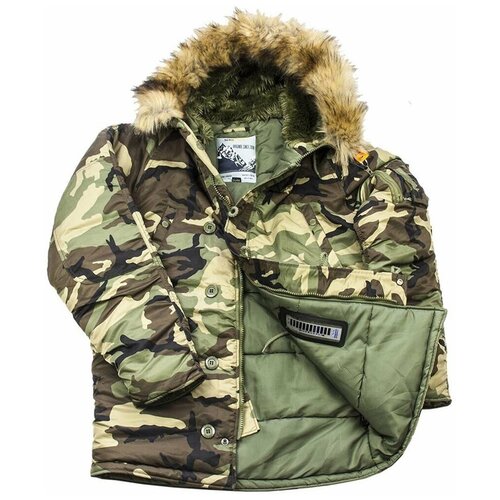 фото Куртка n3b husky denali, camo/olive nord denali