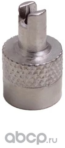Колпачки на шинный вентиль с ключом, хром, металл (60 шт.), AVC6004 AIRLINE AVC-60-04