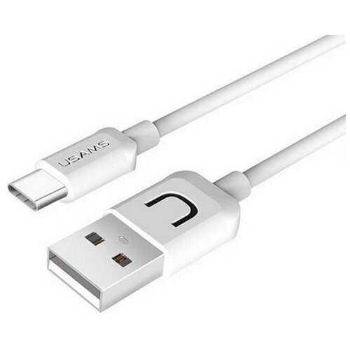 Кабель Type-C 1m USAMS SJ099 2.1A белый горящие скидки usams кабель usams u2 usb to microusb 1m black