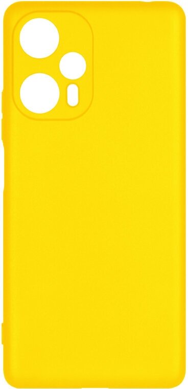 Силиконовый чехол для Poco F5/Xiaomi Redmi Note 12 Turbo DF poCase-14 (yellow)