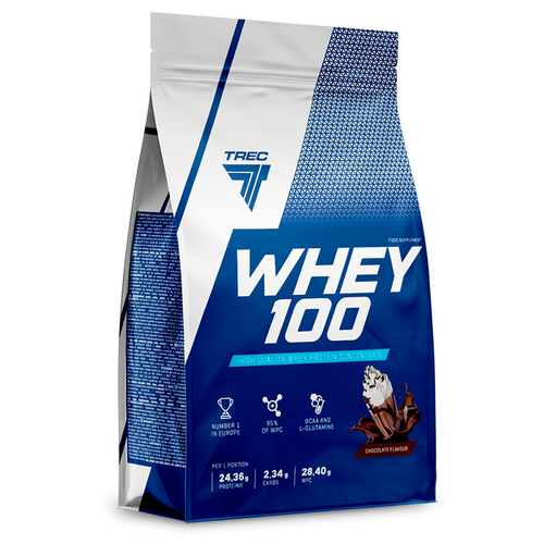 фото Trec nutrition протеин whey 100 2000г шоколад
