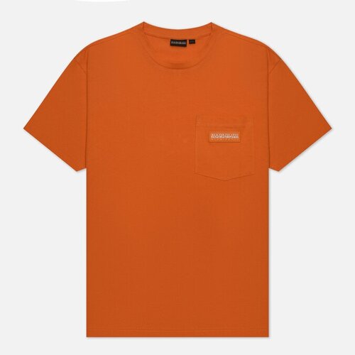 Мужская футболка Napapijri Morgex оранжевый, Размер M