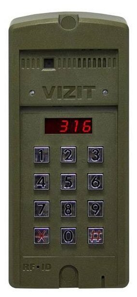 БВД-316R блок вызова домофона Vizit