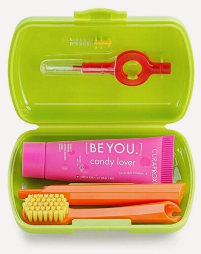Изображение товара Curaprox / Дорожный набор BE YOU: CS5460, Be you 10 мл, CPS prime 07, CPS prime 09, UHS 409, бокс