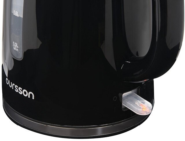 Электрический чайник Oursson EK1714P/BL (Черный) - фотография № 3
