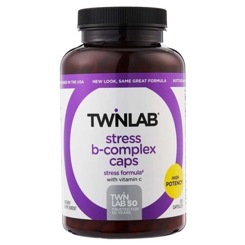Twinlab Stress B-Complex капс., 140 г, 100 шт.