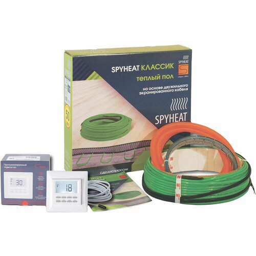 Комплект теплого пола кабельный SPYHEAT классик SHD-15-150 09-12 кв м 10 м 7090₽