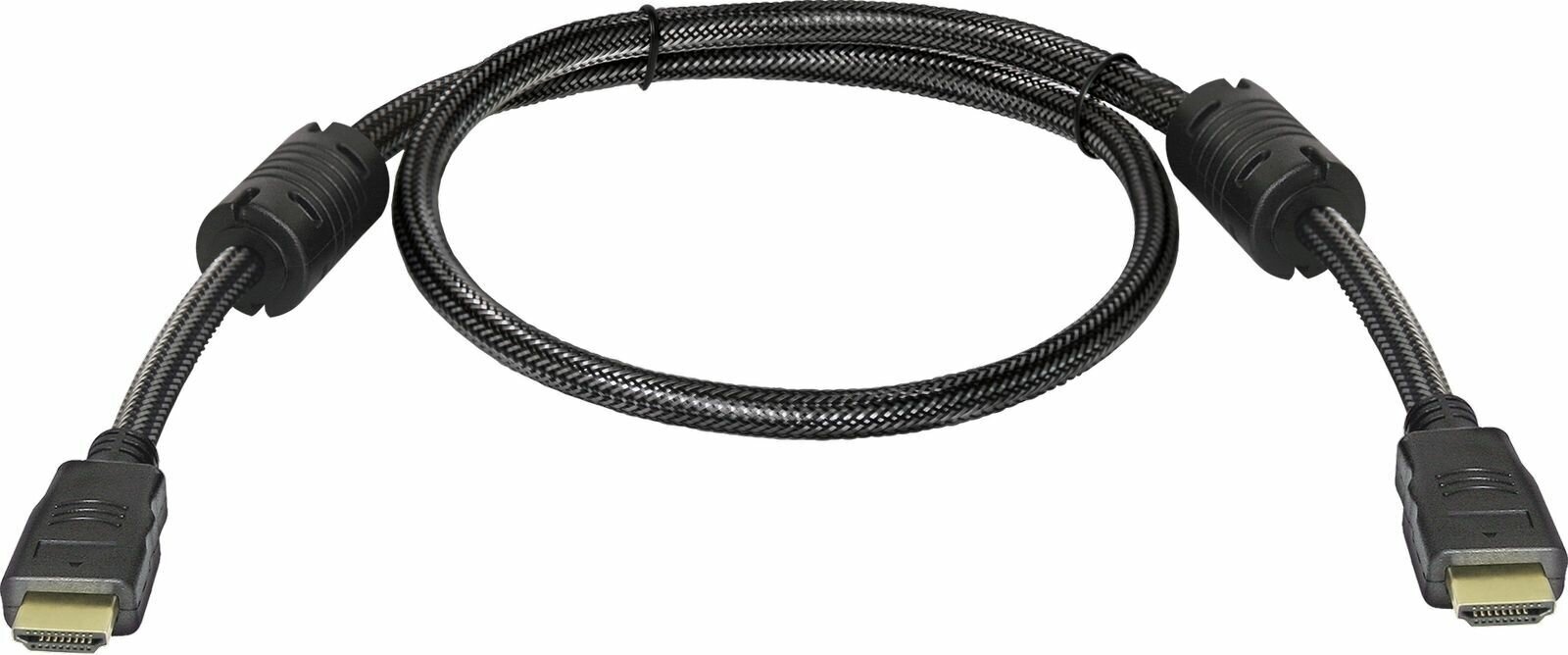 Кабель HDMI 1м Defender 87340 круглый черный - фото №2