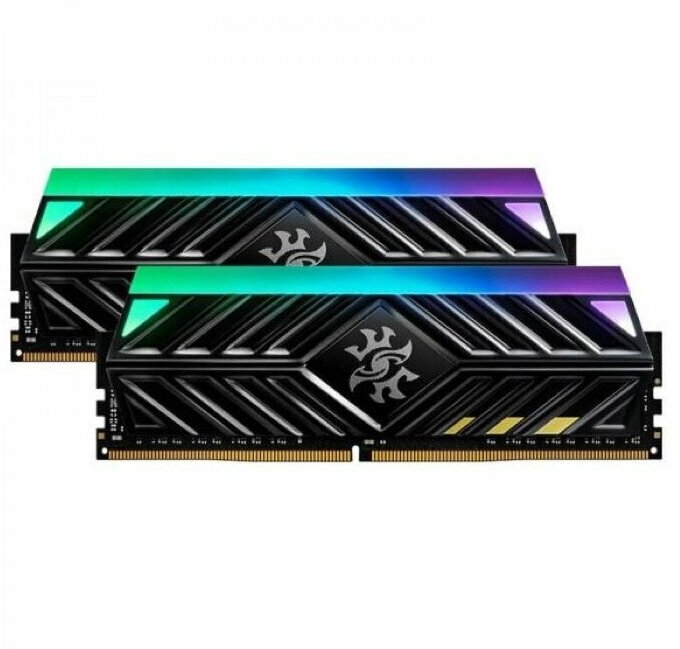 ADATA Модуль оперативной памяти 2x16ГБ DDR4 SDRAM ADATA XPG Spectrix D41 RGB AX4U320016G16A-DT41 (PC25600, 3200МГц, CL16) (ret)