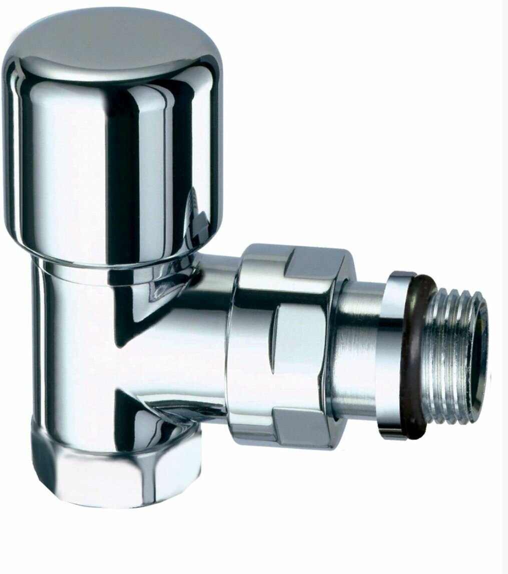 FAR Вентиль термостатический угловой TopFAR, 1/2", ВР, EPDM, цвет серебро FL 0148 12P