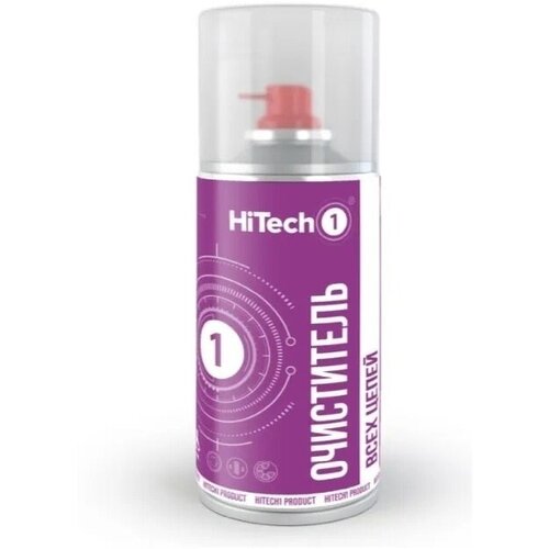 фото Hitech1 / инновационный очиститель цепей велосипеда, мотоцикла, инструмента 200 мл, 12 баллонов