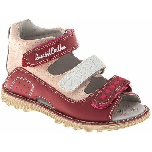 Сандалии SursilOrtho, размер 28, красный сандалии размер 28 красный