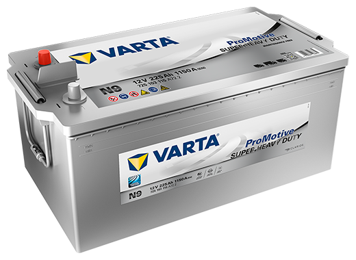 Аккумулятор грузовой Varta PROmotive N9 6СТ-225 обр. 518x276x242