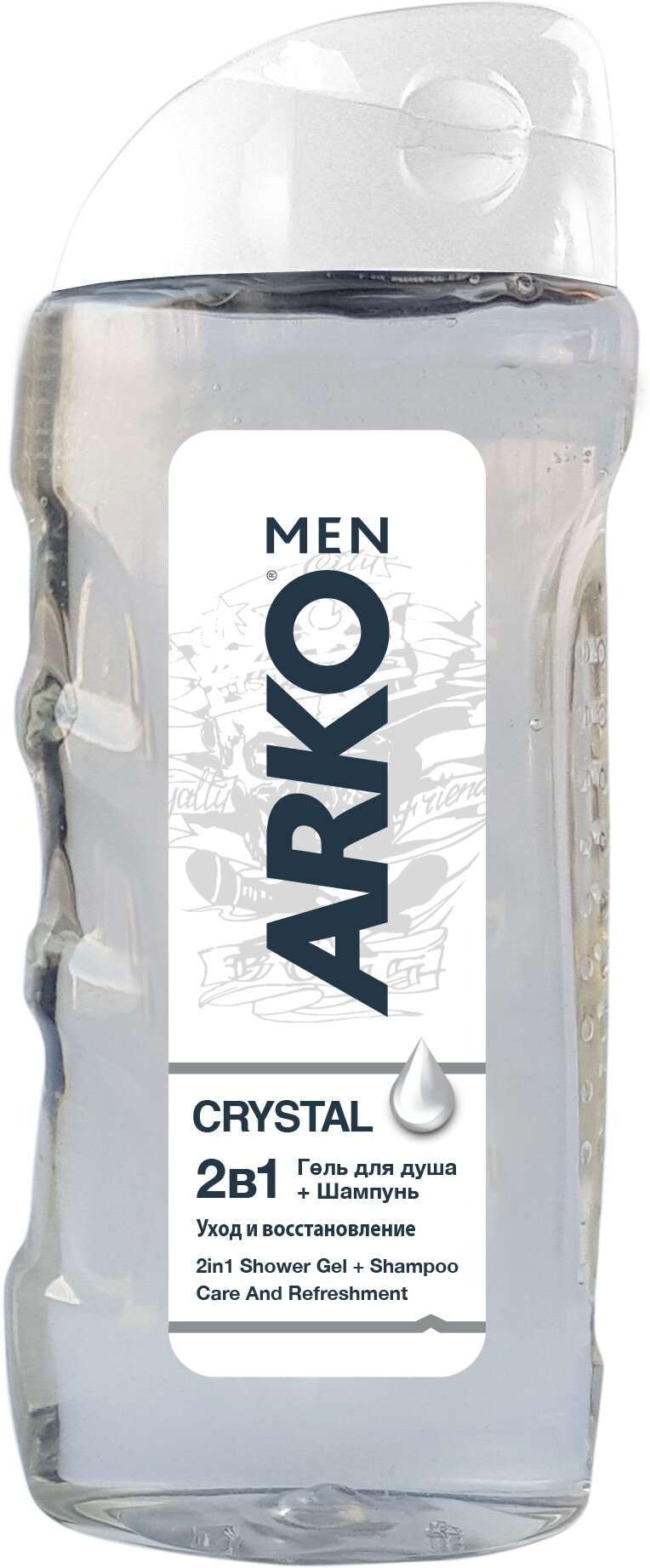 Arko Men 2in1 Body & Hair Shower Gel Crystal 260 ml