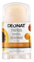 DeoNat, Дезодорант Papaya (twist up), кристалл (минерал), 100 г