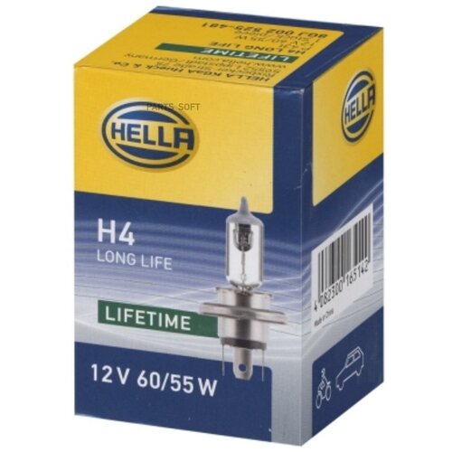 BEHR-HELLA 8GJ002525481 8GJ 002 525-481_лампа H4 12V 60/55W P43t-38 галогенная увеличенный срок службы Long Life\