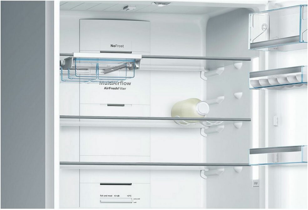 Холодильник Bosch KGN76AI22R, серебристый - фотография № 3