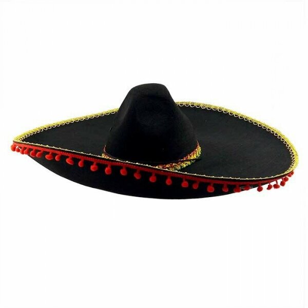 Шляпа "Сомбреро мексиканское" Черная