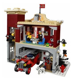 Конструктор LEGO 10263 Creator Expert Winter Fire Station Зимняя пожарная станция