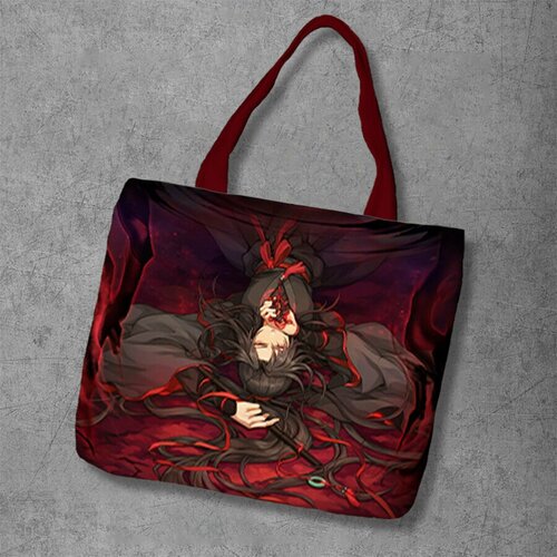 фото Сумка шоппер anime dakimakura, фактура рельефная, мультиколор