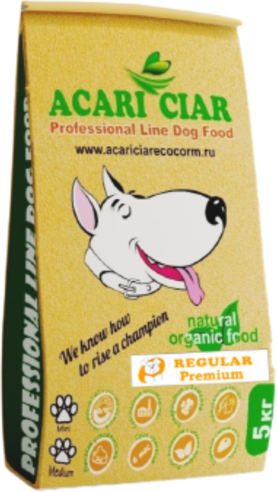 Сухой корм для собак ACARI CIAR REGULAR 5кг MEDIUM гранула