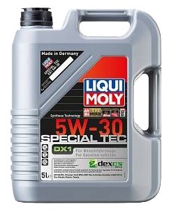 Полусинтетическое моторное масло LIQUI MOLY Special Tec DX1 5W-30