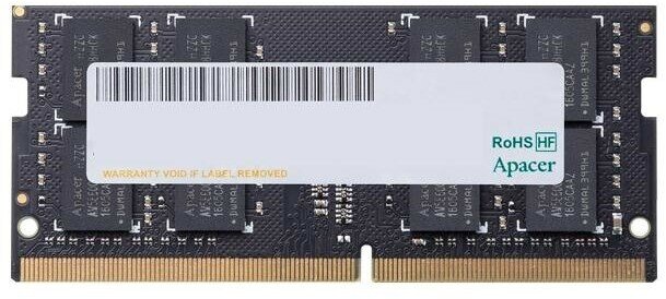 Apacer Модуль памяти DDR4 SODIMM 8GB ES.08G2V. GNH PC4-21300, 2666MHz