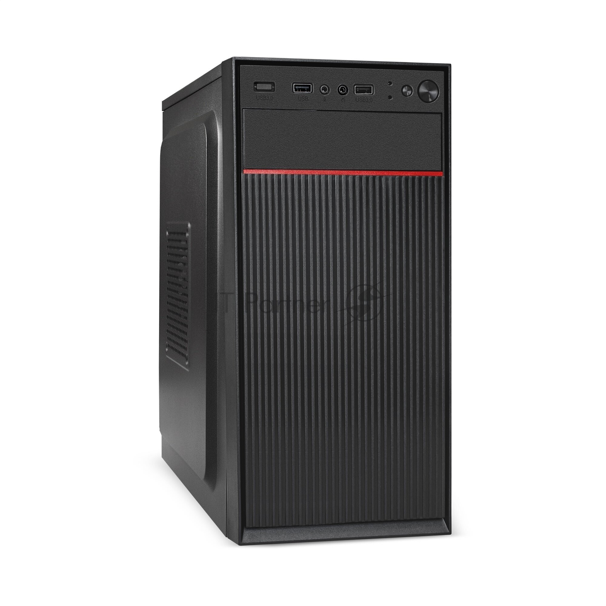 Exegate EX292348RUS Корпус Minitower ExeGate BAA-113-AAA350 (mATX, БП AAA350 с вент. 8см, 2*USB, аудио, черный)