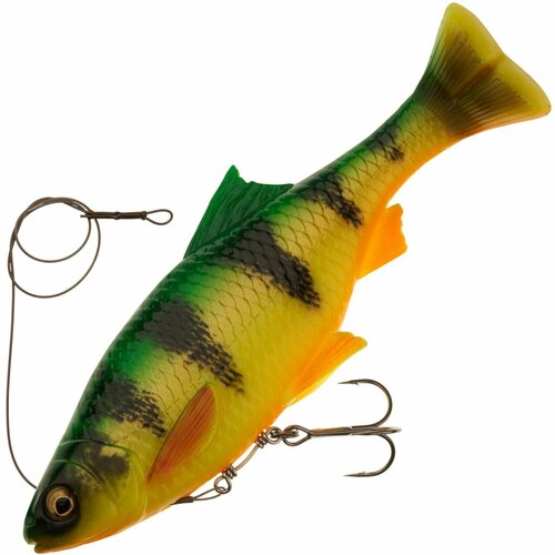 Воблер Savage Gear 4D Line Thru Pulse Tail Roach 180 SS #Firetiger, 90 гр