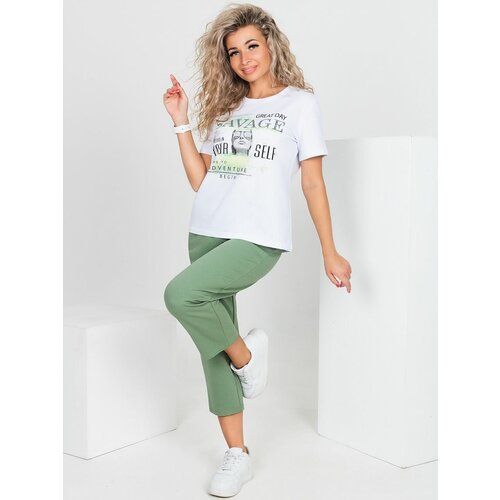 фото Костюм brosko, размер 52, зеленый